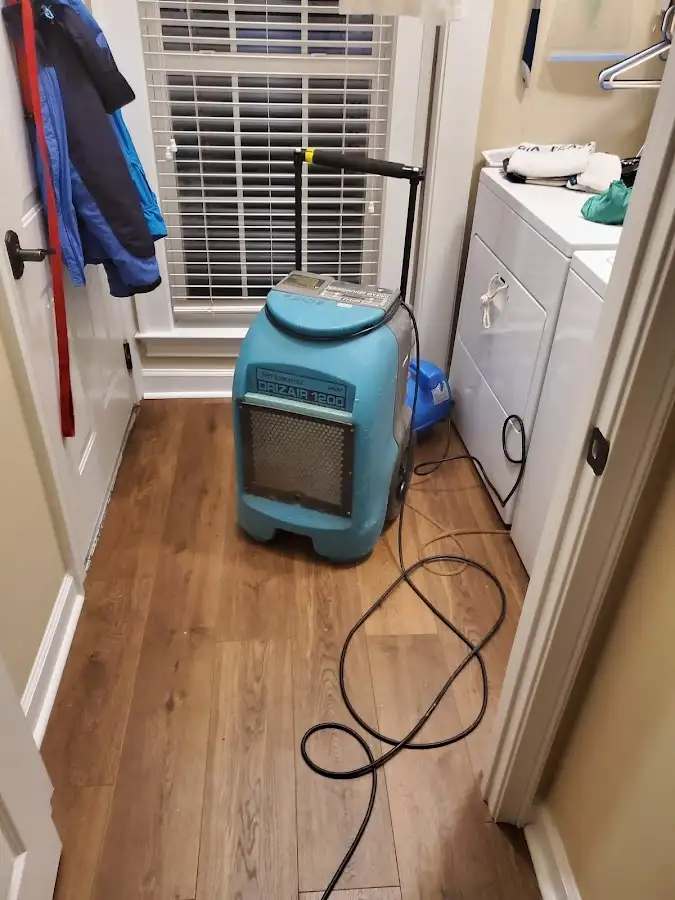 Commercial dehumidifier deployed for Crawl Space Restoration in La Verne