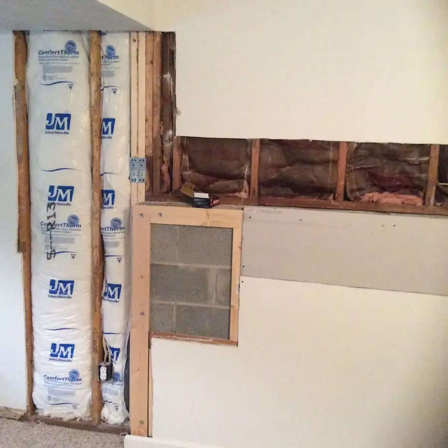 Wall insulation replacement during Structural Drying in La Verne